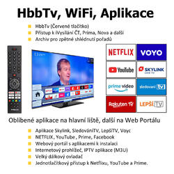 Finlux TV50FUI7160 -  SMART HDR UHD T2 SAT HBB WIFI BEZRÁMOVÁ-  - 5